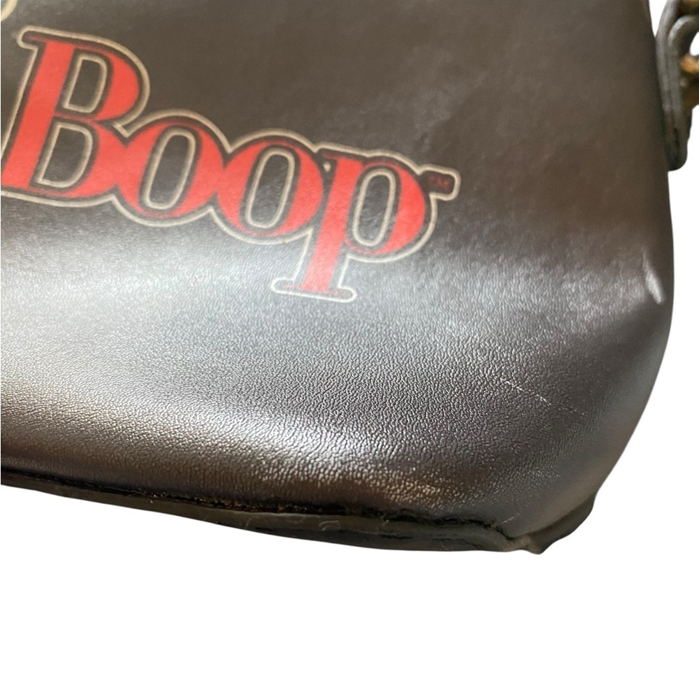 Betty Boop Graphic Red & Black Handbag crossbody bag striped interior - Picture 11 of 13